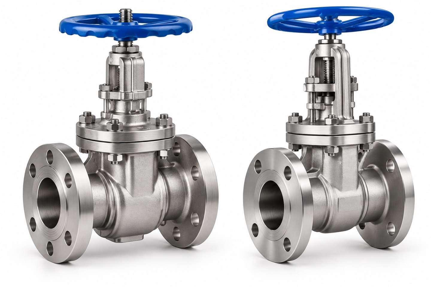 Illustration of valves in the gate valve product family.