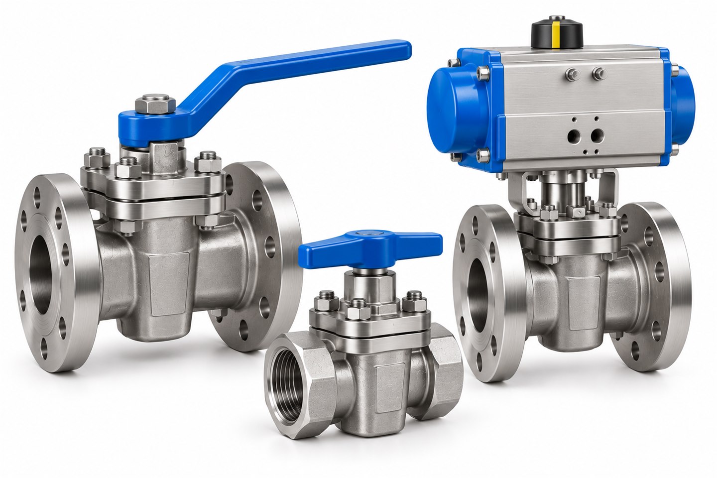 Illustration of valves in the plug valve product family
